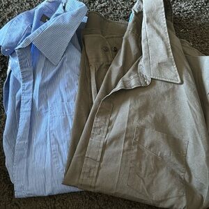 Men’s long sleeved dress shirts